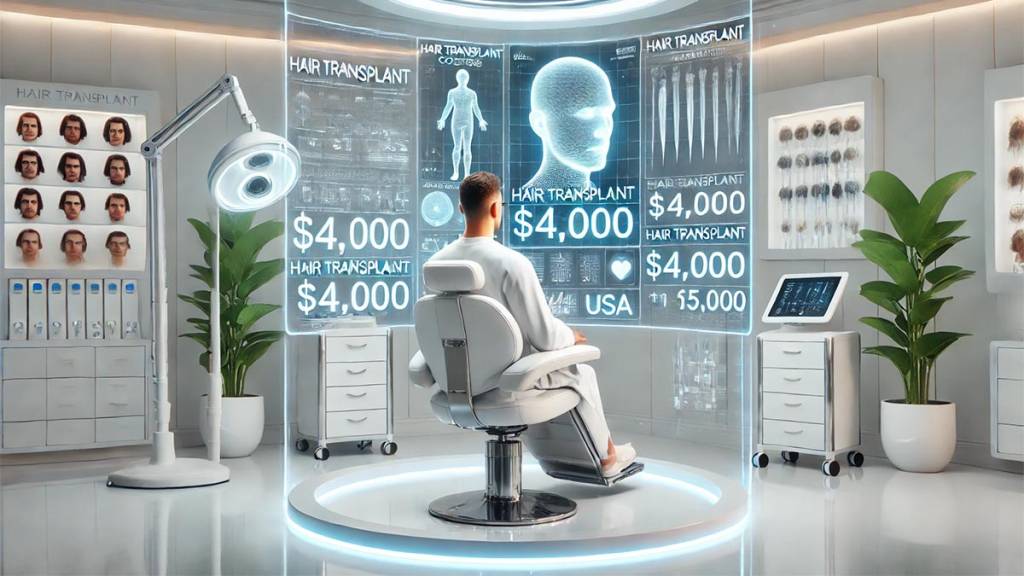 how much is a hair transplant in usa
