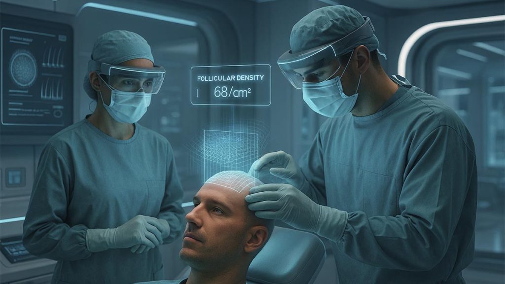 La mejor tecnología para un trasplante de pelo en Frente. Kaloni