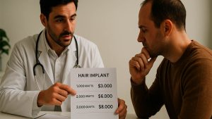 Coto del implante de cabello